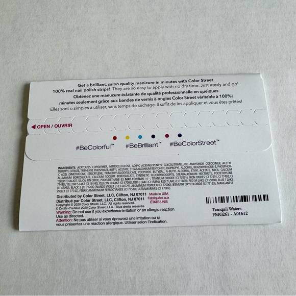 *Retired* Color Street: Tranquil Waters | Turquouse Glitter Sea Ocean Spring - Picture 4 of 16